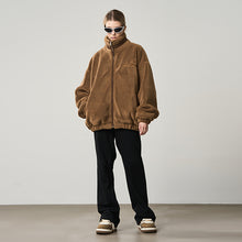 Load image into Gallery viewer, Logo Embroidered Sherpa Jacket

