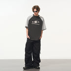 Colorblock Raglan Logo Tee