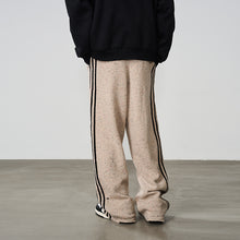 Load image into Gallery viewer, Striped Embroidered Knitted Trousers
