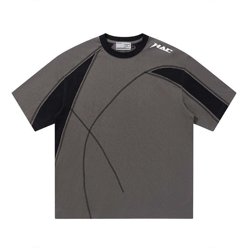 Contrast Splicing Structure Tee