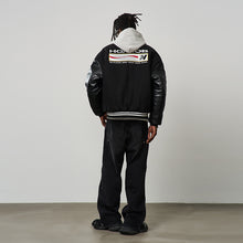 Load image into Gallery viewer, Voice Down Embroidered Varsity Jacket
