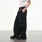 Functional Pocket Pleated Cargo Trousers