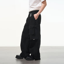Load image into Gallery viewer, Functional Pocket Pleated Cargo Trousers
