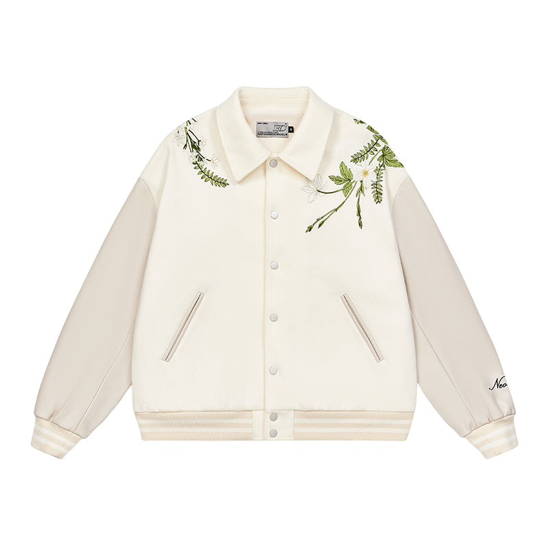 Brenches Embroidered Varsity Jacket