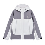 Colorblock Logo Windproof Jacket