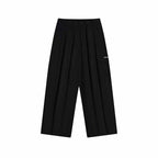 Pleated Wide-Leg Cleanfit Trousers