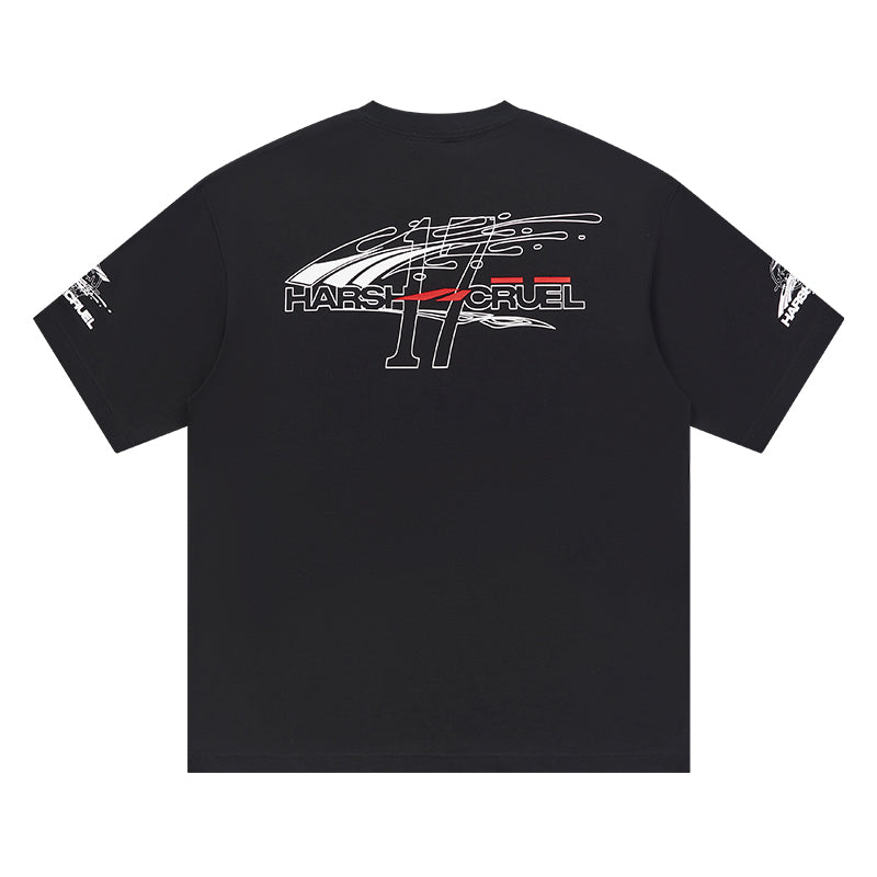 Racing Liquid Printed Tee