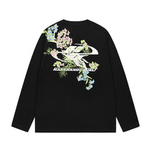 Load image into Gallery viewer, Floral Embroidered Logo L/S Tee
