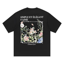 Load image into Gallery viewer, Ink Illustration Floral Tee
