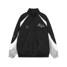 Load image into Gallery viewer, Spliced Contrast Stitching Coach Jacket
