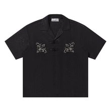 Load image into Gallery viewer, Colorblock Scout Embroidery Knots Shirt
