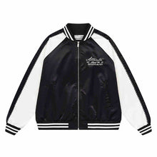 Load image into Gallery viewer, Vintage Pearl Embroidered Baseball Jacket
