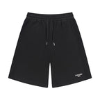 Retro Frayed Knit Sports Shorts