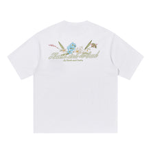 Load image into Gallery viewer, Retro 3D Floral Embroidered Tee
