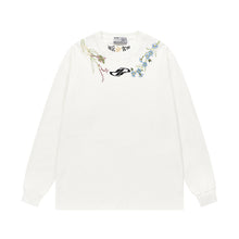 Load image into Gallery viewer, Floral Collar Embroidery L/S Tee
