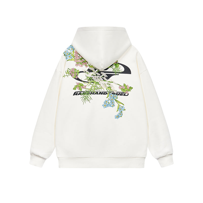 Alexander McQueen logo-embroidered Hoodie | Black | FARFETCH