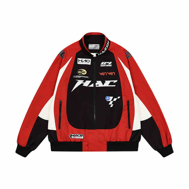 Vintage Colorblock Racing Jacket