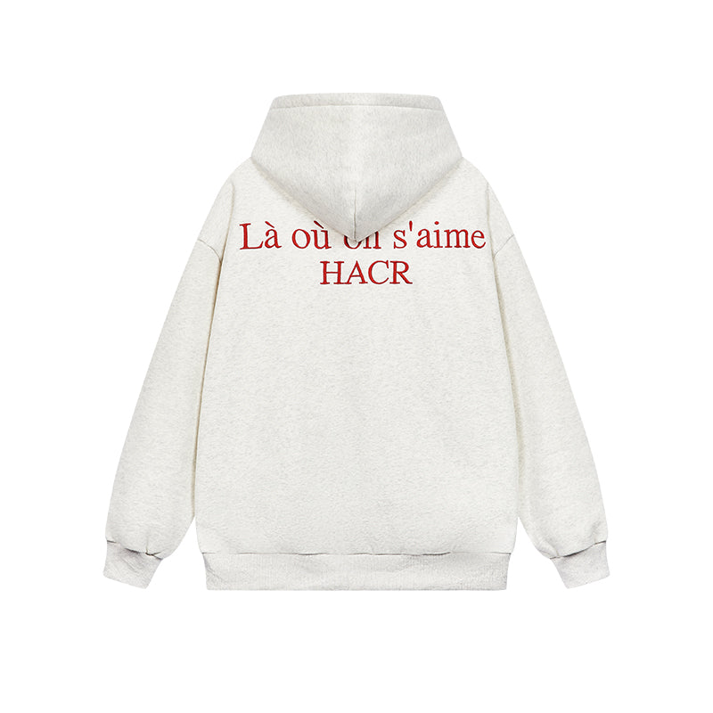 Logo Embroidered Street Hoodie