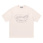 Cursive Logo Suede Tee