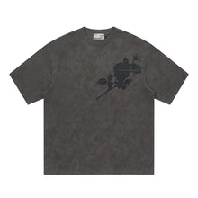 Load image into Gallery viewer, Rose Silhouette Loose Tee
