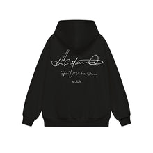 Load image into Gallery viewer, Handwritten Embroidered Zip up Hoodie
