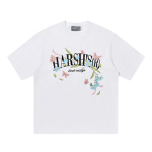 Load image into Gallery viewer, Butterfly Rose Embroidered Logo Tee
