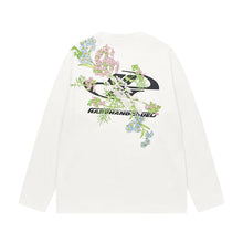 Load image into Gallery viewer, Floral Embroidered Logo L/S Tee
