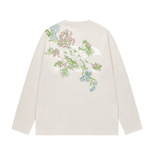 Load image into Gallery viewer, Floral Embroidered Logo L/S Tee
