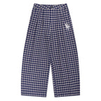Retro Plaid Loose Wide-Leg Pants