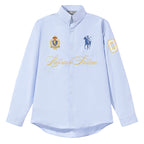 Oxford Embroidered Loose Fit Shirt