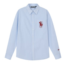 Load image into Gallery viewer, Vintage Striped Embroidered Shirt
