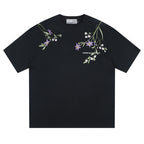 Monet Garden Embroidered Tee