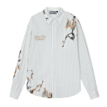 Load image into Gallery viewer, Distressed Lace Patchwork Shirt
