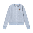 Cable Knit Slim Fit Cardigan