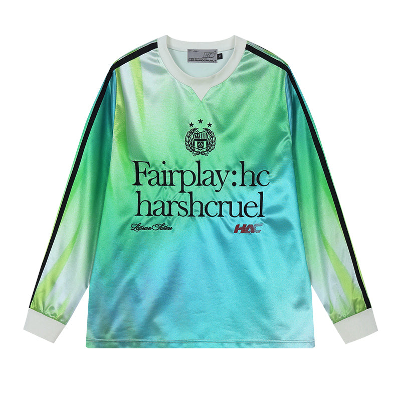 Gradient Embroidered Jersey