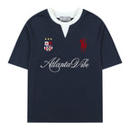 Layered Retro Embroidered Jersey