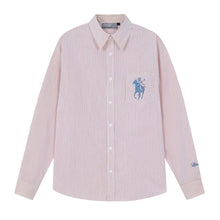 Load image into Gallery viewer, Vintage Striped Embroidered Shirt
