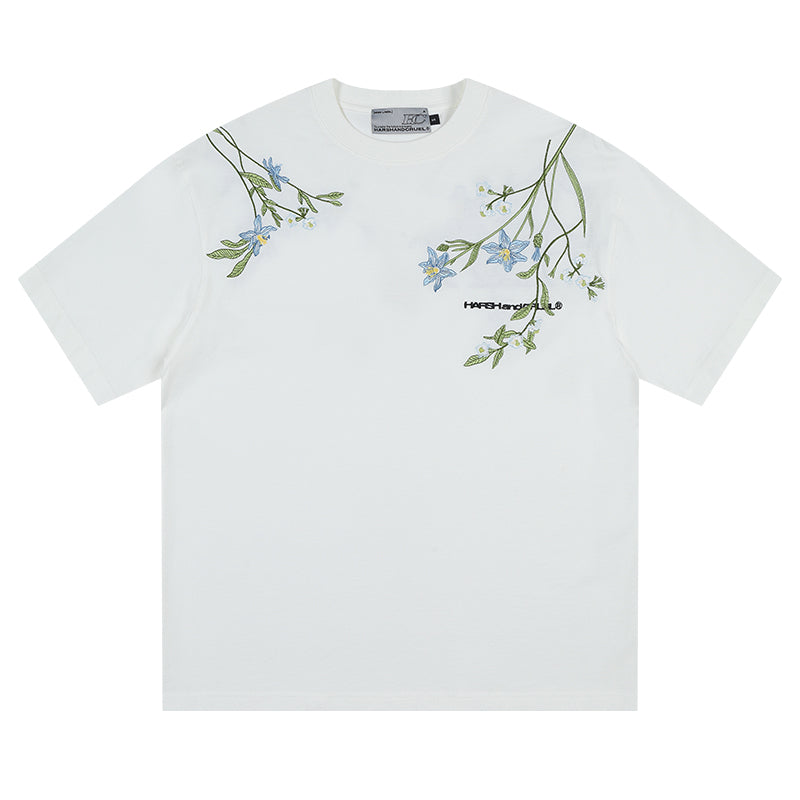Monet Garden Embroidered Tee