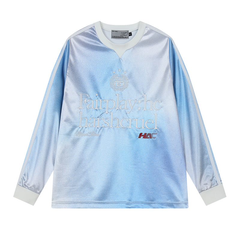 Gradient Embroidered Jersey