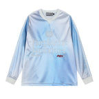 Gradient Embroidered Jersey