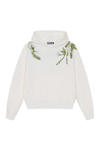 Green Wreath Cropped Hoodie