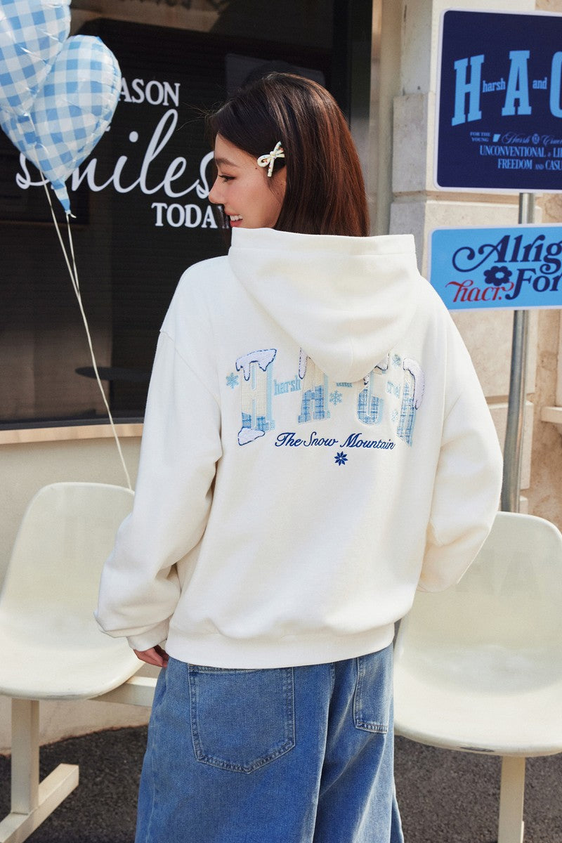 Snowcap Fleece Embroidered Hoodie