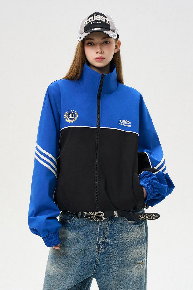 Retro Colorblock Track Jacket