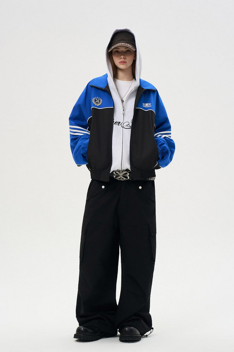 Retro Colorblock Track Jacket