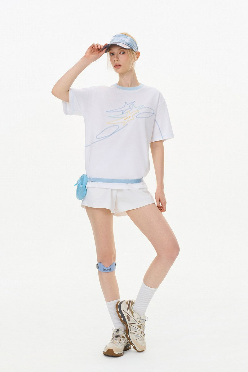 Antibacterial Embroidered Quickdry Tee