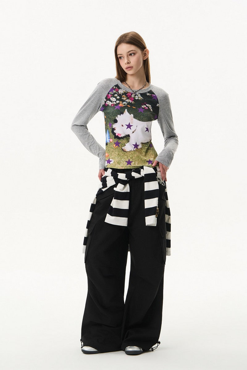 Star Print Millennium Long Sleeve