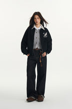 Butterfly Patchwork Collar Jacket
