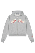 Plush Dog Embroidery Hoodie