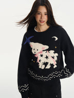 Star Sheep Crewneck Sweater