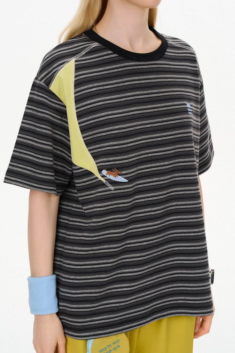 Surf Dog Patchwork Tee